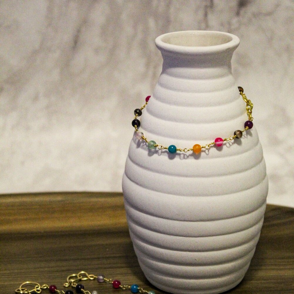 Multicolor Beaded Bracelet - Picture 2 of 5